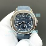 3K Factory Swiss Patek Philippe Aquanaut 5164G Travel Time Blue Clone Watch 